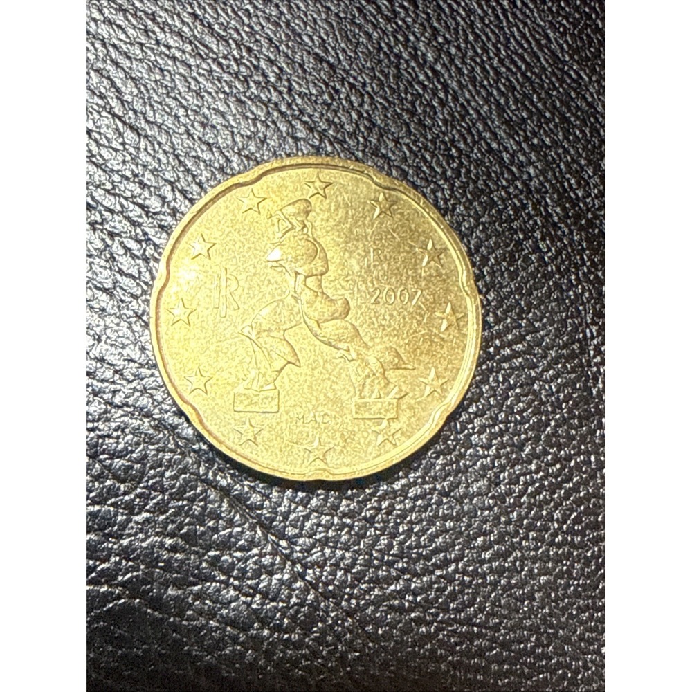 Italy 20 Euro Cent 2007 Circulated